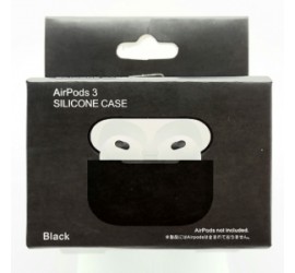 AIRPOD 3 NOIR SILICONNE PROTECTION 