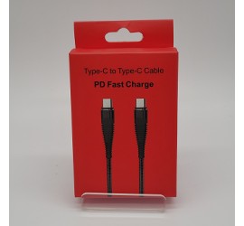 Câble NLT Type-C vers Type-C Noir (1 Mètre) [boite rouge] - EMPLACEMENT: