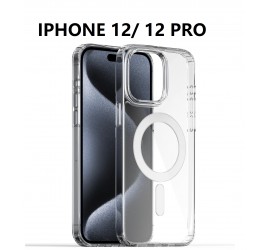 IPHONE 12/ 12 PRO SILICONNE MAGSAFE TRANSPARENT